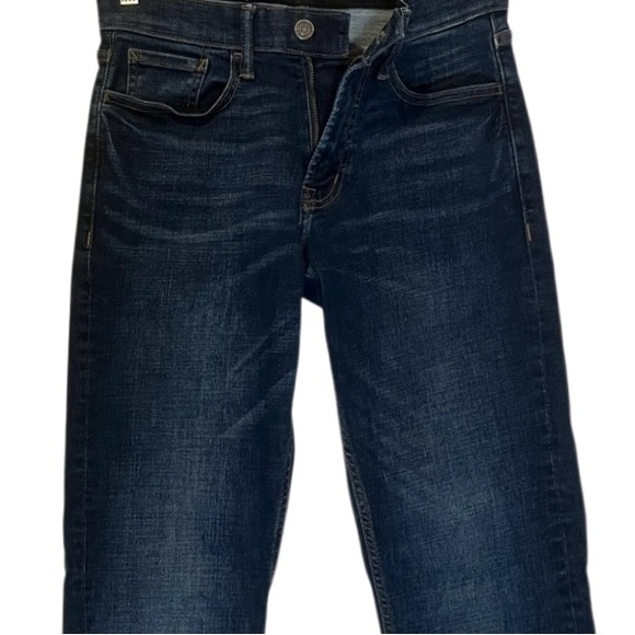 Old Navy Men's 360 Tech Stretch Dark Rinse Bootcut Jeans 28x34 - Picture 5 of 9